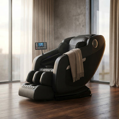 Full Body Massage Chair with Zero Gravity, Heated Back & Legs, 20 Airbags, Bluetooth, Shiatsu Recliner for Home — Studio Shot