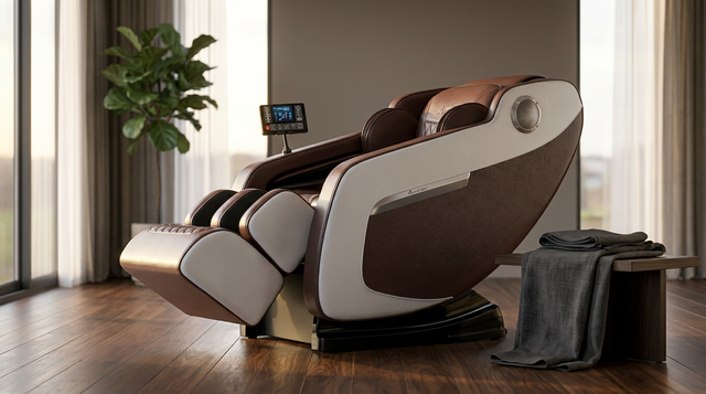 Full Body Massage Chair with Zero Gravity, Heated Back & Legs, 20 Airbags, Bluetooth, Shiatsu Recliner for Home — Lifestyle