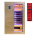 Blisspod Helsinki Deluxe 2-Person Full Spectrum Infrared Sauna with Red Light Therapy