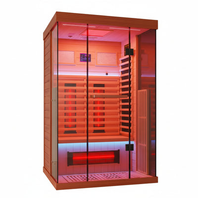1–2 Person Full Spectrum Infrared Sauna with Red Light