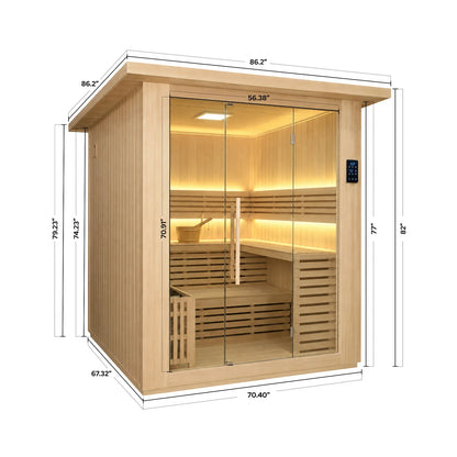4 Person Traditional Sauna