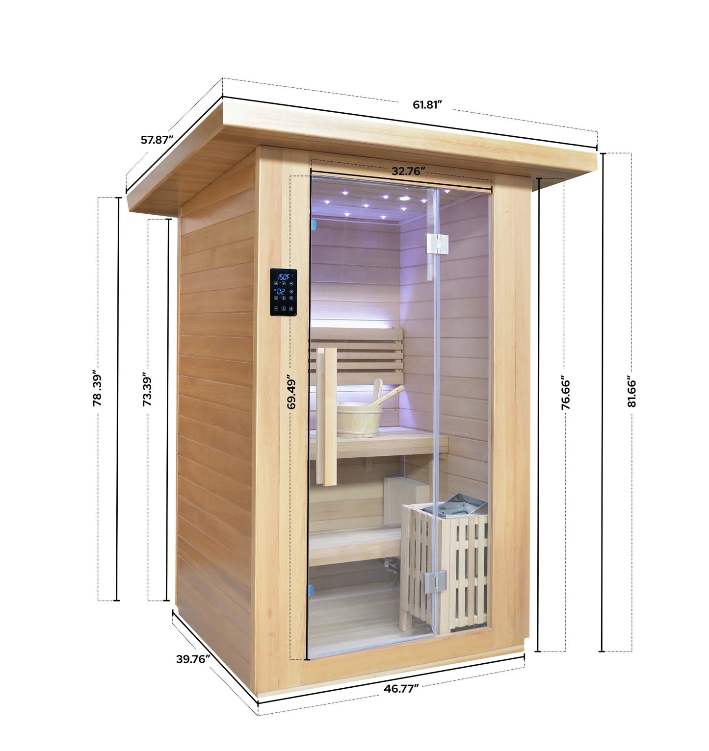 2 Person Traditional Sauna (REVIVE PLUNGE)