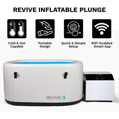 2 Person Traditional Sauna & Inflatable Plunge